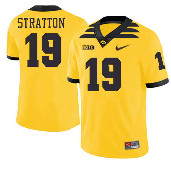 Jackson Stratton Iowa Jersey,University Of Iowa Hawkeyes Fotoball Uniforms,Jersey,Gears-Throwback